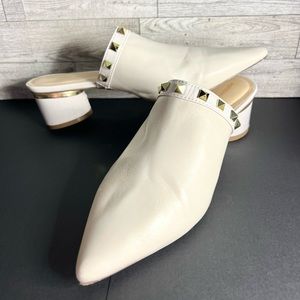 Size 9 low heel mules